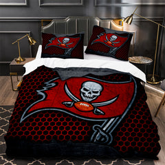 Tampa Bay Buccaneers Footbball Duvet Cover Quilt Case Pillowcase Bedding Set Without Filler