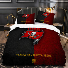 Tampa Bay Buccaneers Footbball Duvet Cover Quilt Case Pillowcase Bedding Set Without Filler