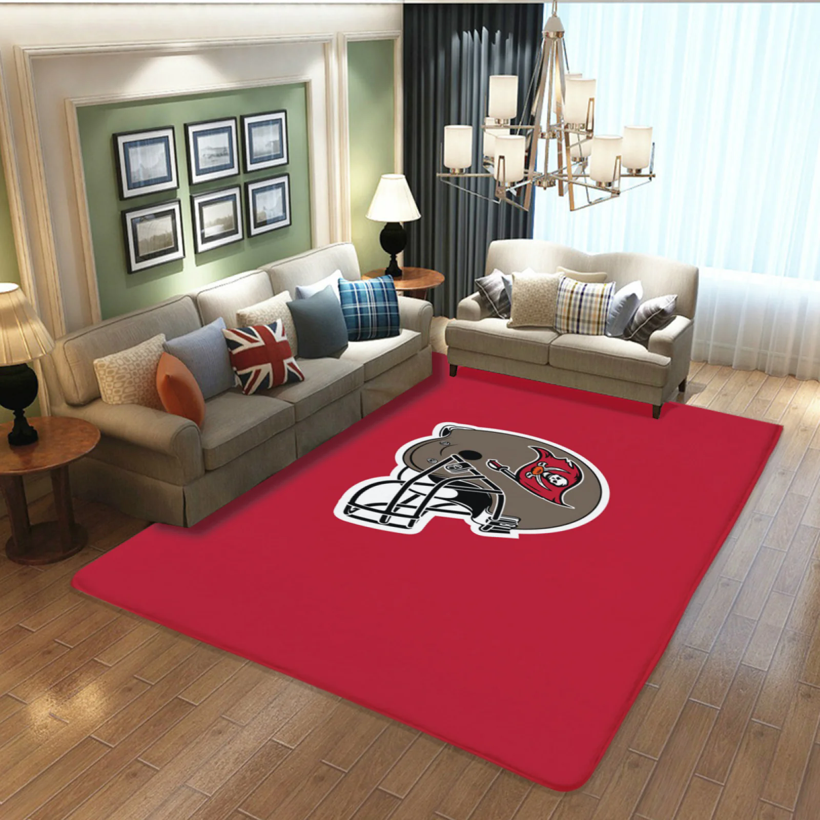 Tampa Bay Buccaneers  Football Team Carpet Living Room Bedroom Mats Kitchen Bathroom Rugs