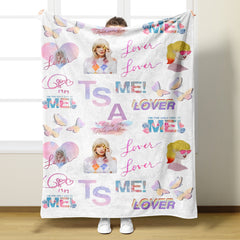 Taylor Swift 3D Printed Plush Blanket Flannel Fleece Throw