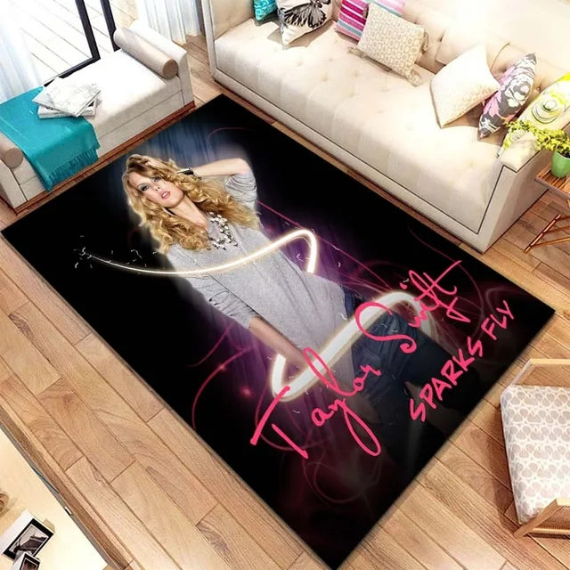 Taylor Swift Movie Carpet Living Room Bedroom Sofa Rug Door Mat