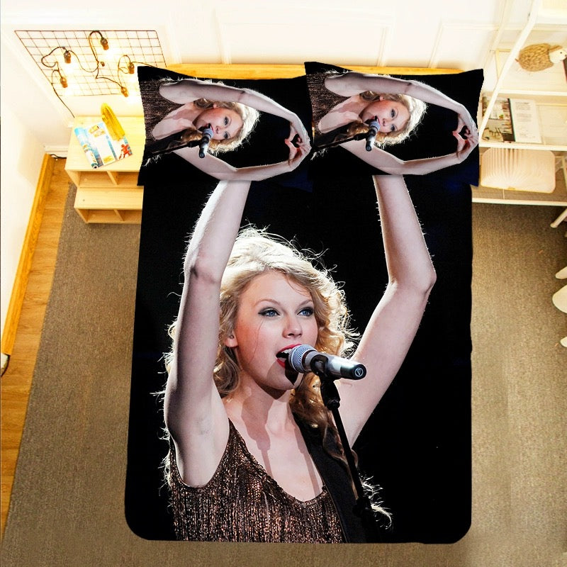 Taylor Swift Singer Duvet Cover Quilt Cover Pillowcase Bedding Set