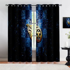 Tennessee Titans Blackout Curtains Drapes For Window Treatment Set