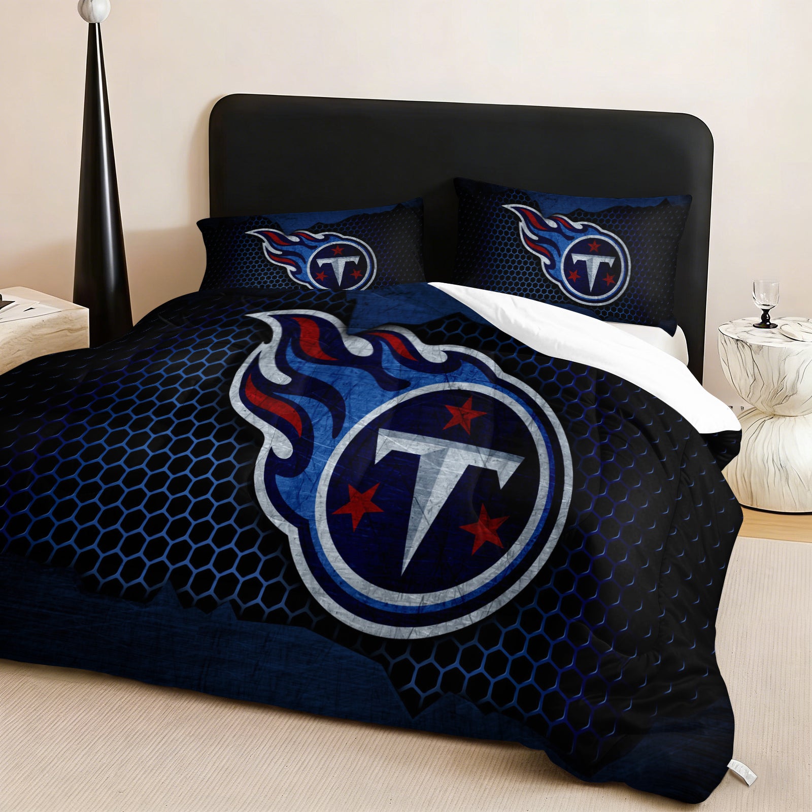 Tennessee Titans Comforter Pillowcase Sets Blanket All Season Reversible Quilted Duvet