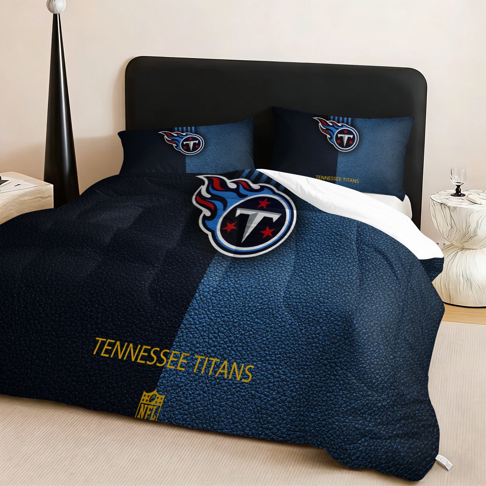Tennessee Titans Comforter Pillowcase Sets Blanket All Season Reversible Quilted Duvet