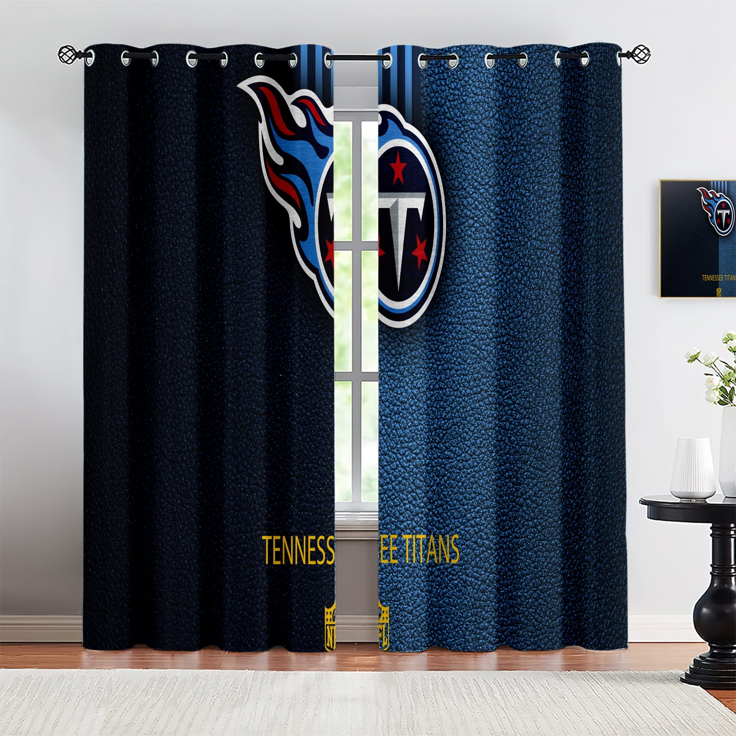 Tennessee Titans Blackout Curtains Drapes For Window Treatment Set