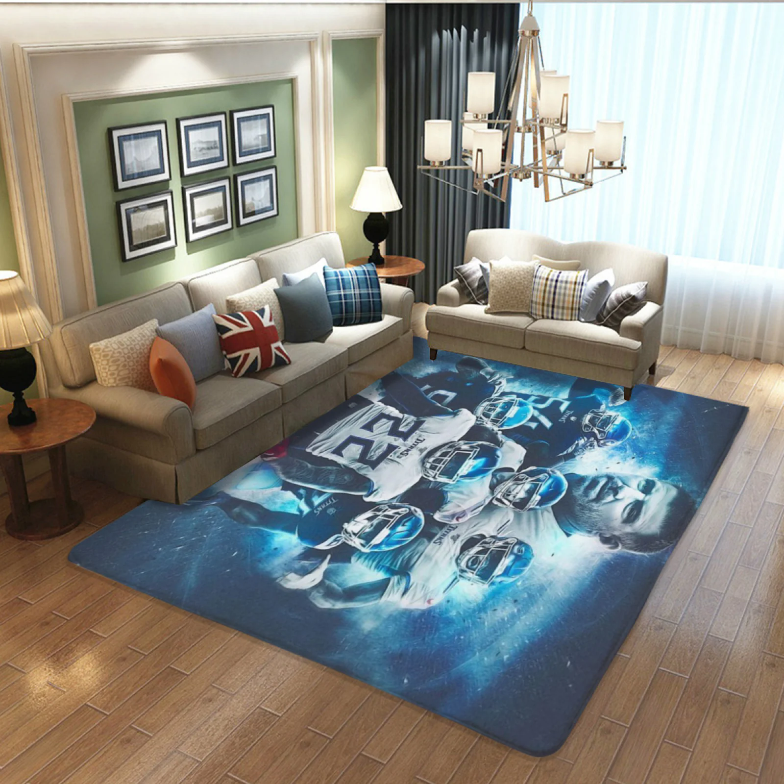 Tennessee Titans Football Team Carpet Living Room Bedroom Mats Kitchen Bathroom Rugs