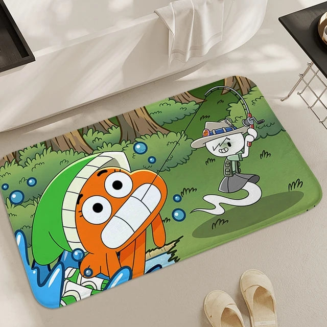 The Amazing World of Gumball Cosplay Carpet Living Room Bedroom Sofa Rug Door Mat