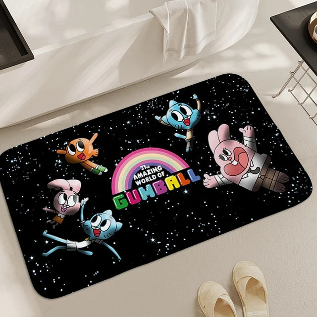 The Amazing World of Gumball Cosplay Carpet Living Room Bedroom Sofa Rug Door Mat