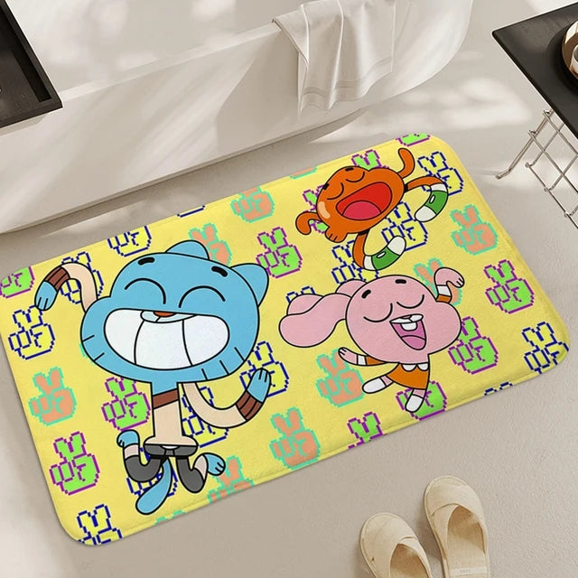 The Amazing World of Gumball Cosplay Carpet Living Room Bedroom Sofa Rug Door Mat