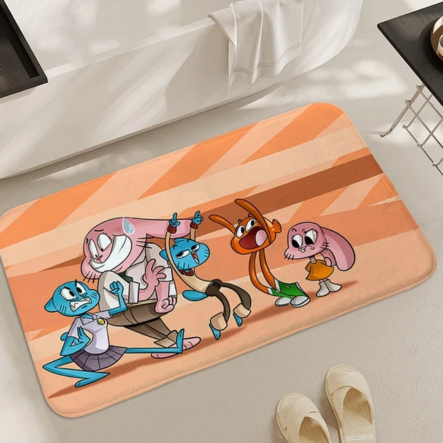 The Amazing World of Gumball Cosplay Carpet Living Room Bedroom Sofa Rug Door Mat