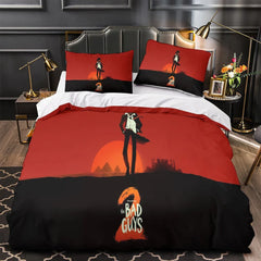 The Bad Guys Duvet Cover Quilt Case Pillowcase Bedding Set Without Filler