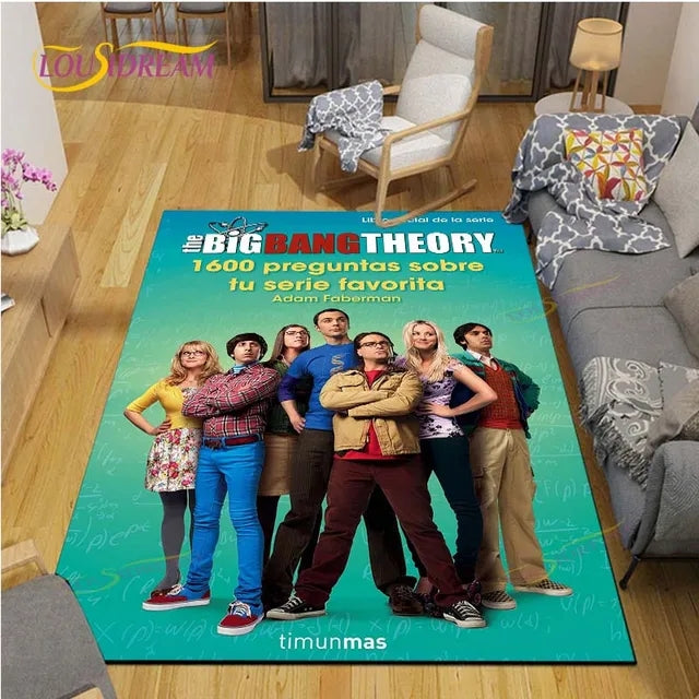 The Big Bang Theory Cosplay Carpet Living Room Bedroom Sofa Rug Door Mat