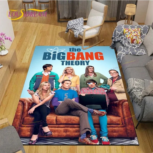 The Big Bang Theory Cosplay Carpet Living Room Bedroom Sofa Rug Door Mat