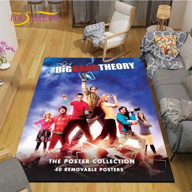 The Big Bang Theory Cosplay Carpet Living Room Bedroom Sofa Rug Door Mat