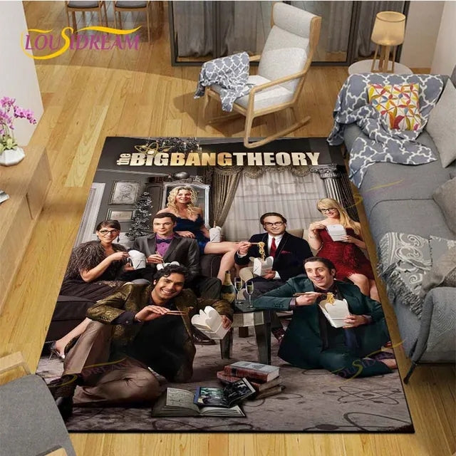 The Big Bang Theory Cosplay Carpet Living Room Bedroom Sofa Rug Door Mat