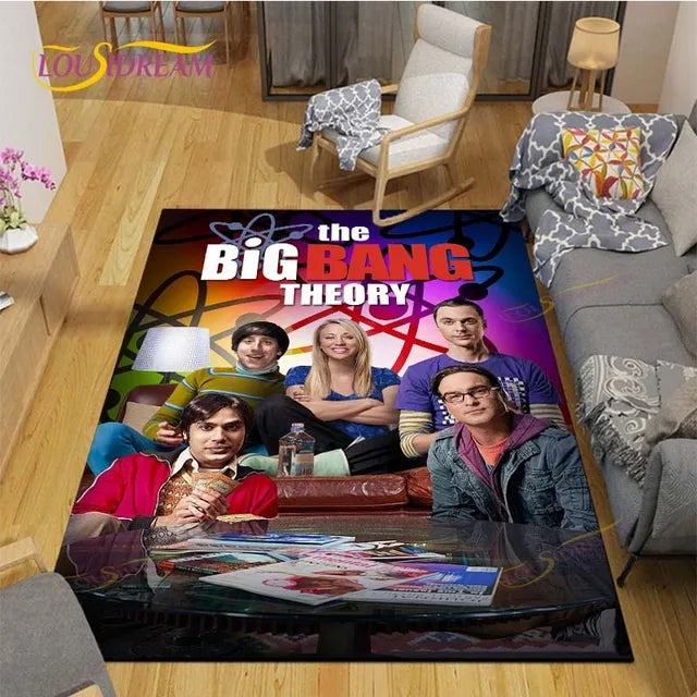 The Big Bang Theory Cosplay Carpet Living Room Bedroom Sofa Rug Door Mat