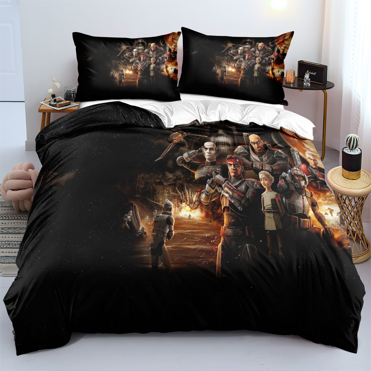 The Book of Boba Fett  Duvet Cover Quilt Case Pillowcase Bedding Set