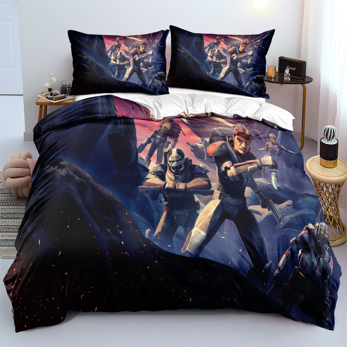 The Book of Boba Fett  Duvet Cover Quilt Case Pillowcase Bedding Set