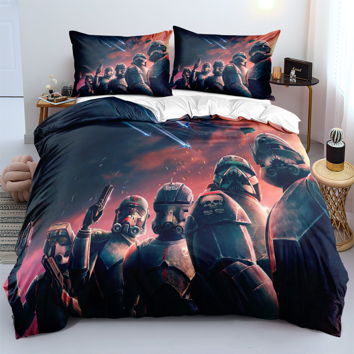 The Book of Boba Fett  Duvet Cover Quilt Case Pillowcase Bedding Set