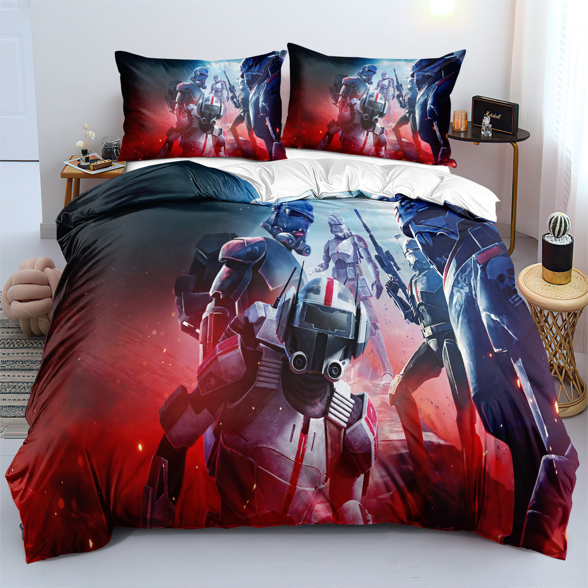 The Book of Boba Fett  Duvet Cover Quilt Case Pillowcase Bedding Set