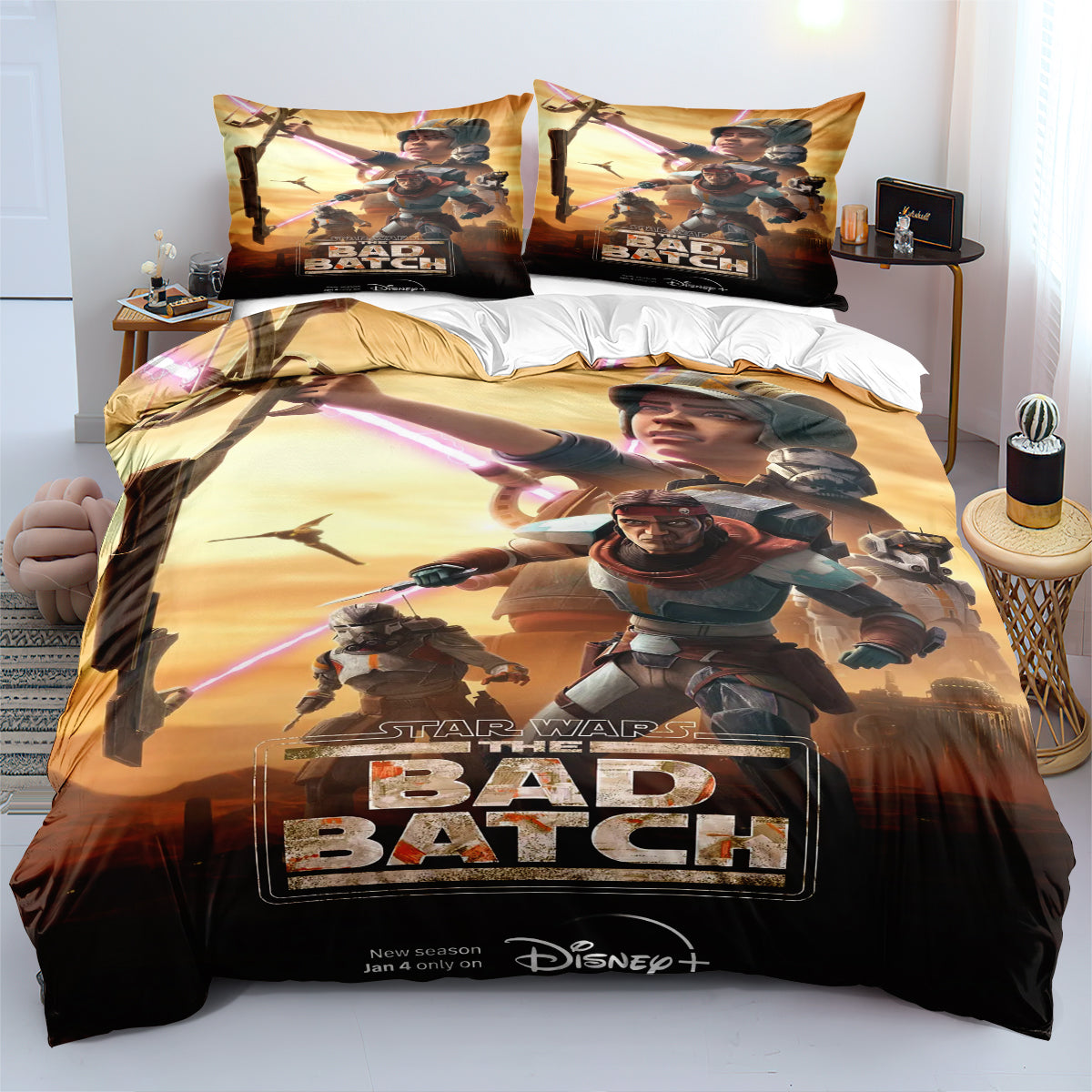 The Book of Boba Fett  Duvet Cover Quilt Case Pillowcase Bedding Set
