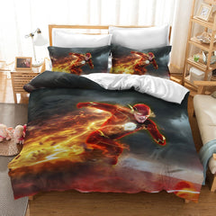 The Flash Barry Allen  Duvet Cover Quilt Cover Pillowcase Bedding Set