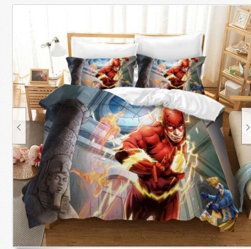 The Flash Barry Allen  Duvet Cover Quilt Cover Pillowcase Bedding Set