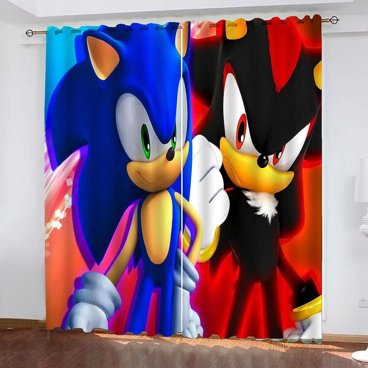 The Hedgehog Blackout Curtains Drapes For Window Treatment Set