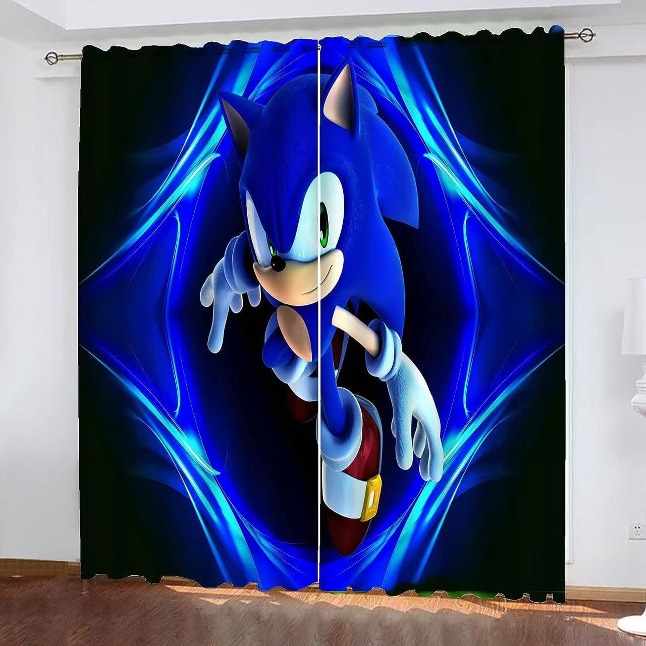 The Hedgehog Blackout Curtains Drapes For Window Treatment Set