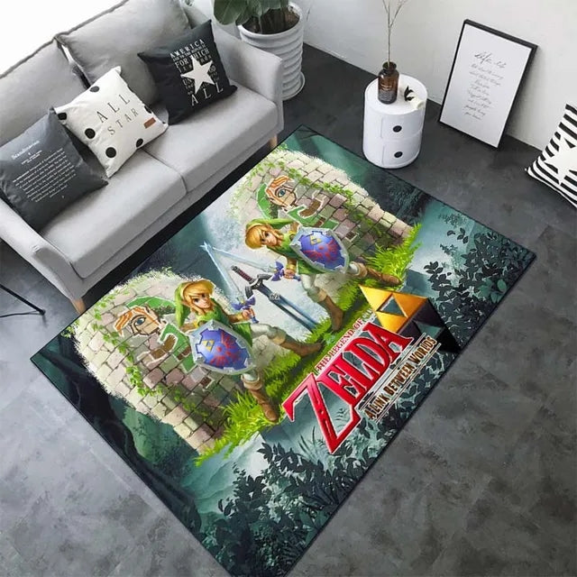 The Legend of Zelda Carpet Living Room Bedroom Sofa Rug Door Mat Kitchen Bathroom