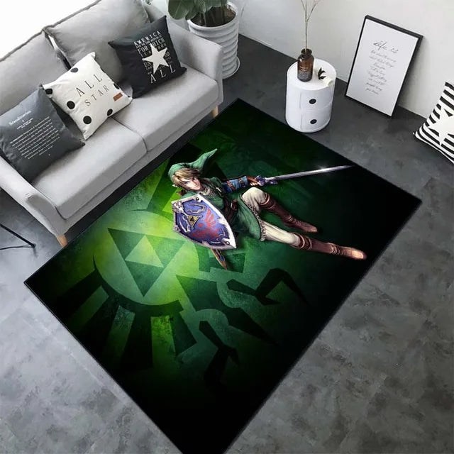 The Legend of Zelda Carpet Living Room Bedroom Sofa Rug Door Mat Kitchen Bathroom