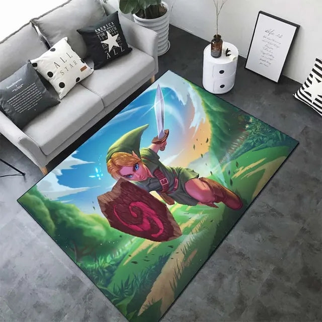 The Legend of Zelda Carpet Living Room Bedroom Sofa Rug Door Mat Kitchen Bathroom