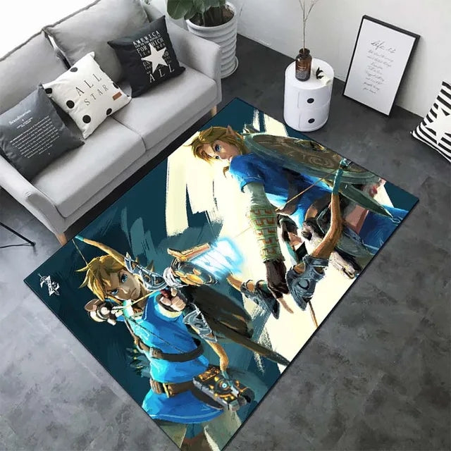 The Legend of Zelda Carpet Living Room Bedroom Sofa Rug Door Mat Kitchen Bathroom