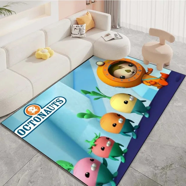 The Octonauts Carpet Living Room Bedroom Sofa Rug Door Mat Kitchen Bathroom