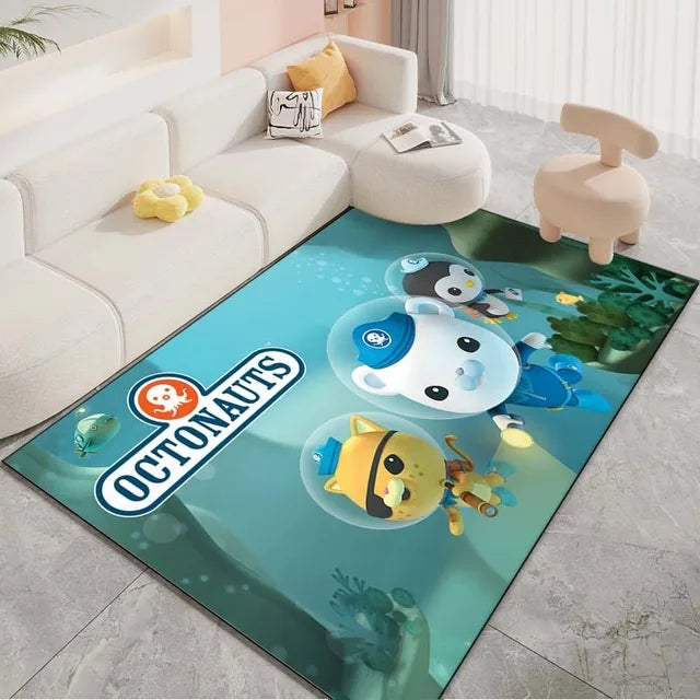 The Octonauts Carpet Living Room Bedroom Sofa Rug Door Mat Kitchen Bathroom