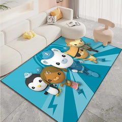 The Octonauts Carpet Living Room Bedroom Sofa Rug Door Mat Kitchen Bathroom