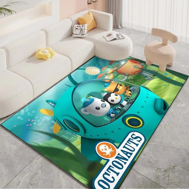 The Octonauts Carpet Living Room Bedroom Sofa Rug Door Mat Kitchen Bathroom