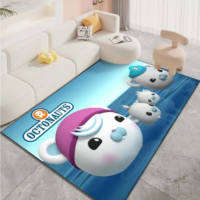 The Octonauts Carpet Living Room Bedroom Sofa Rug Door Mat Kitchen Bathroom