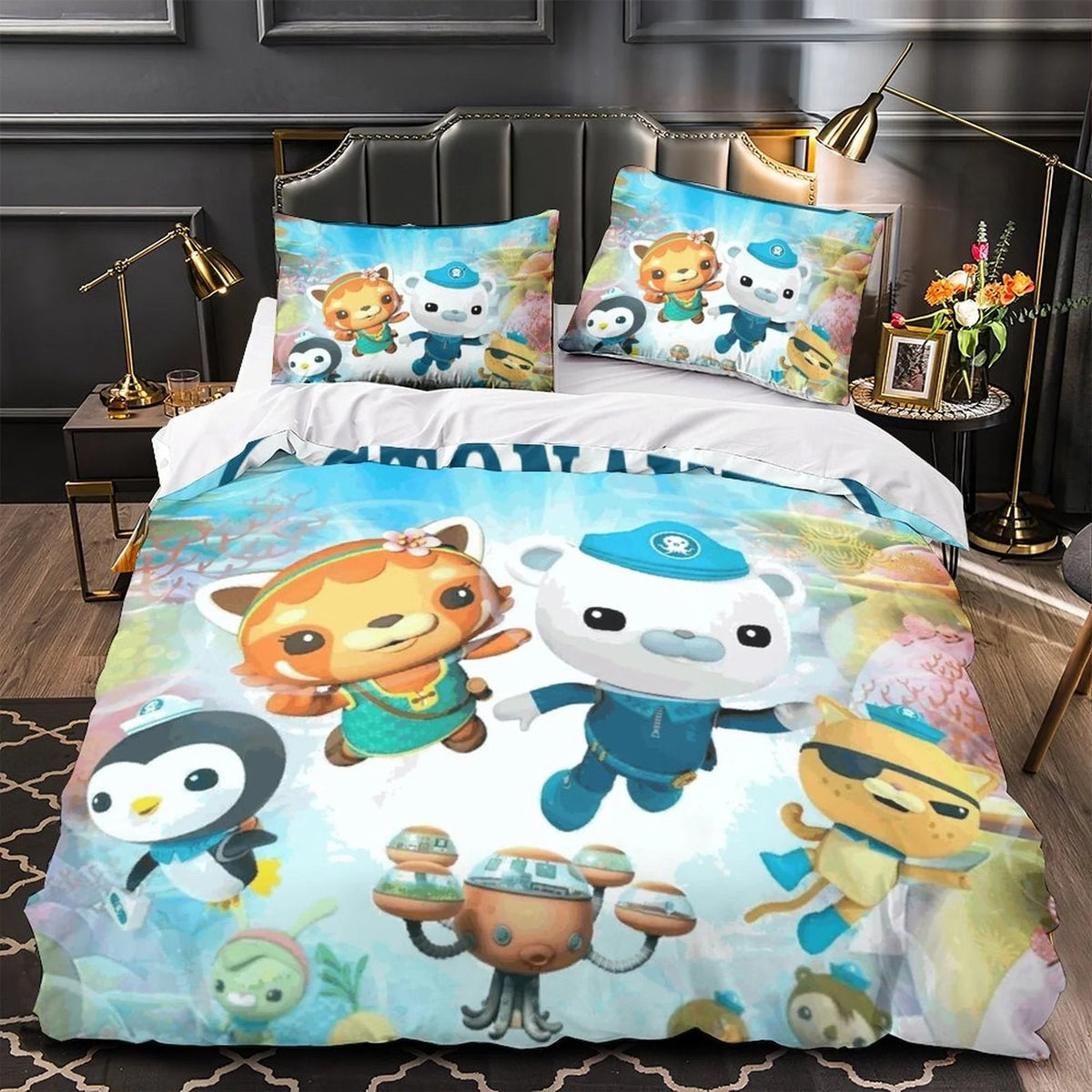 The Octonauts Duvet Cover Quilt Case Pillowcase Bedding Set