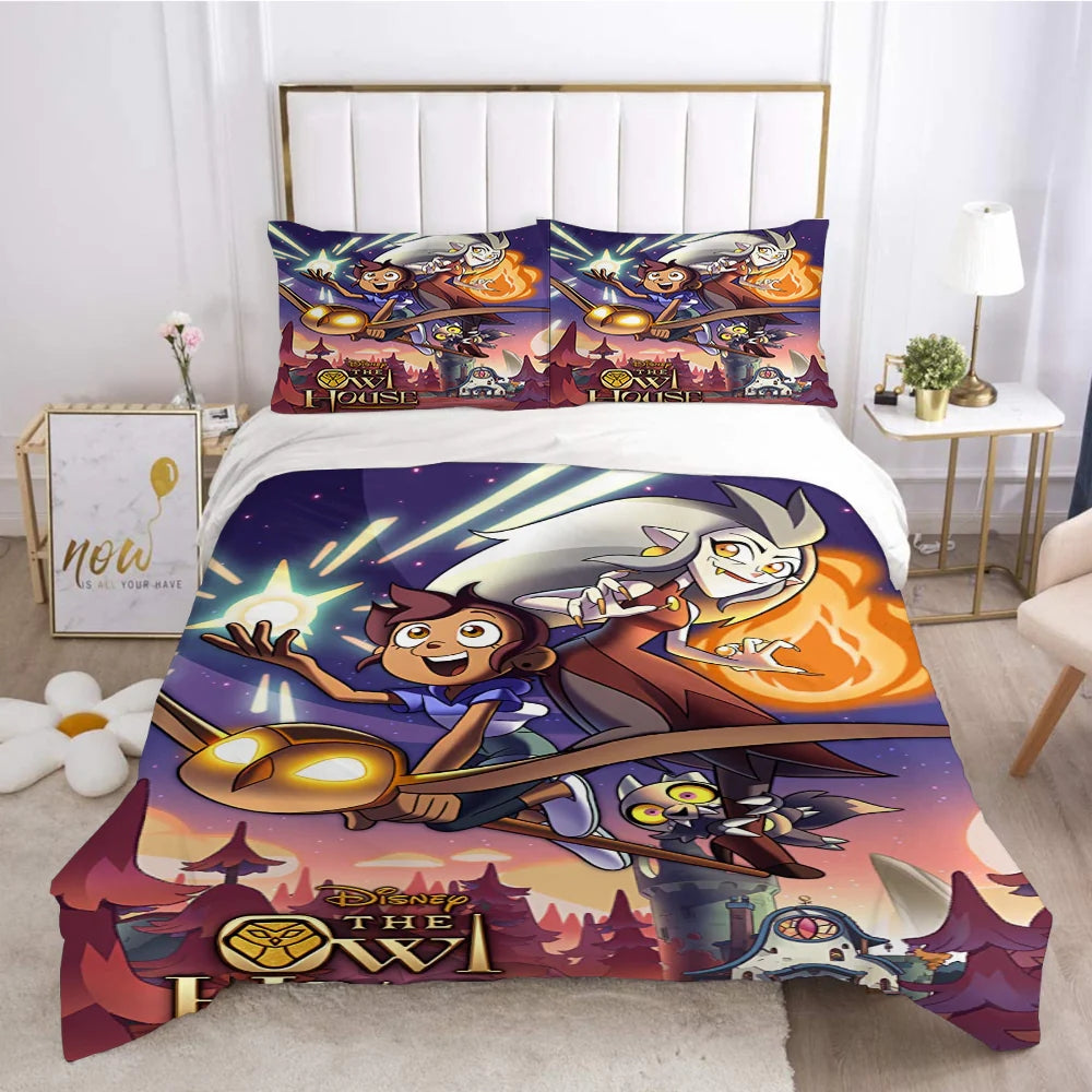 The Owl House 3D Printed Duvet Cover Quilt Cover Pillowcase Bedding Set