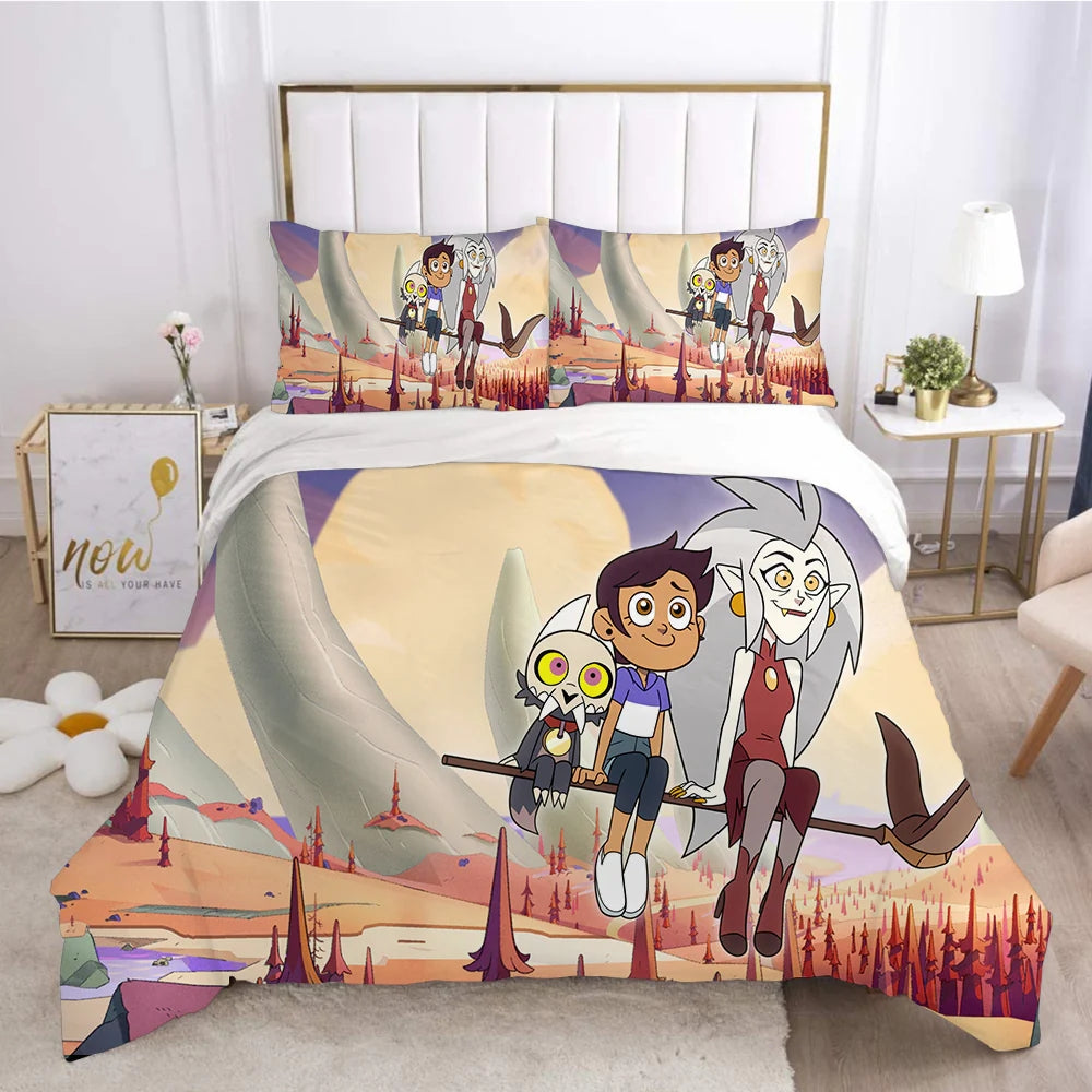 The Owl House 3D Printed Duvet Cover Quilt Cover Pillowcase Bedding Set