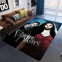 The Vampire Diaries Cosplay Carpet Living Room Bedroom Sofa Rug Door Mat