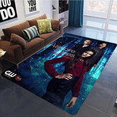 The Vampire Diaries Cosplay Carpet Living Room Bedroom Sofa Rug Door Mat