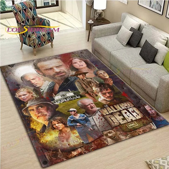 The Walking Dead  Cosplay Carpet Living Room Bedroom Sofa Rug Door Mat