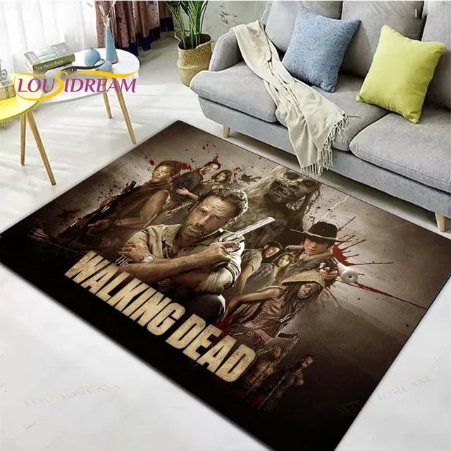 The Walking Dead  Cosplay Carpet Living Room Bedroom Sofa Rug Door Mat