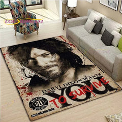 The Walking Dead  Cosplay Carpet Living Room Bedroom Sofa Rug Door Mat