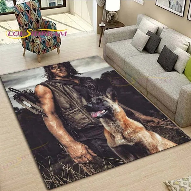 The Walking Dead  Cosplay Carpet Living Room Bedroom Sofa Rug Door Mat