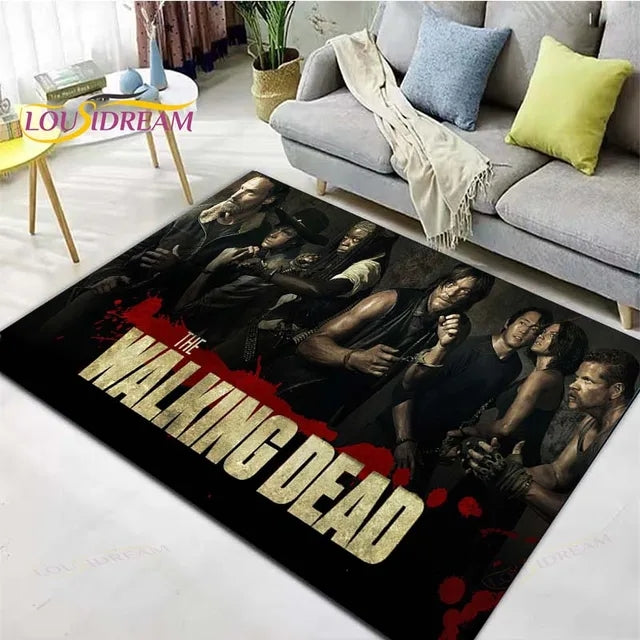 The Walking Dead  Cosplay Carpet Living Room Bedroom Sofa Rug Door Mat