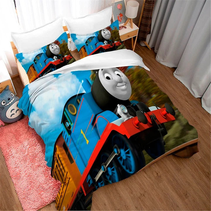 Thomas the Tank Engine & Friends  Duvet Cover Quilt Cover Pillowcase Bedding Set